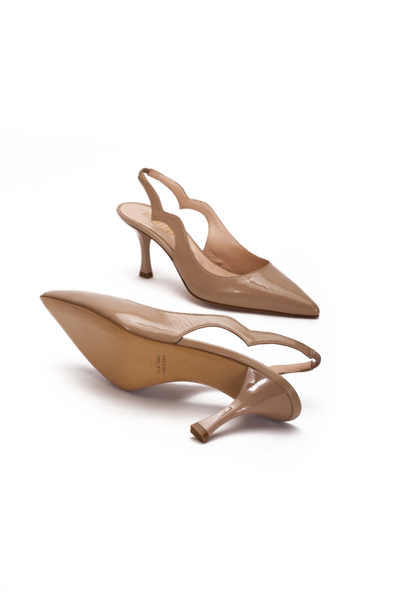 Slingback Donna in Verlux sabbia