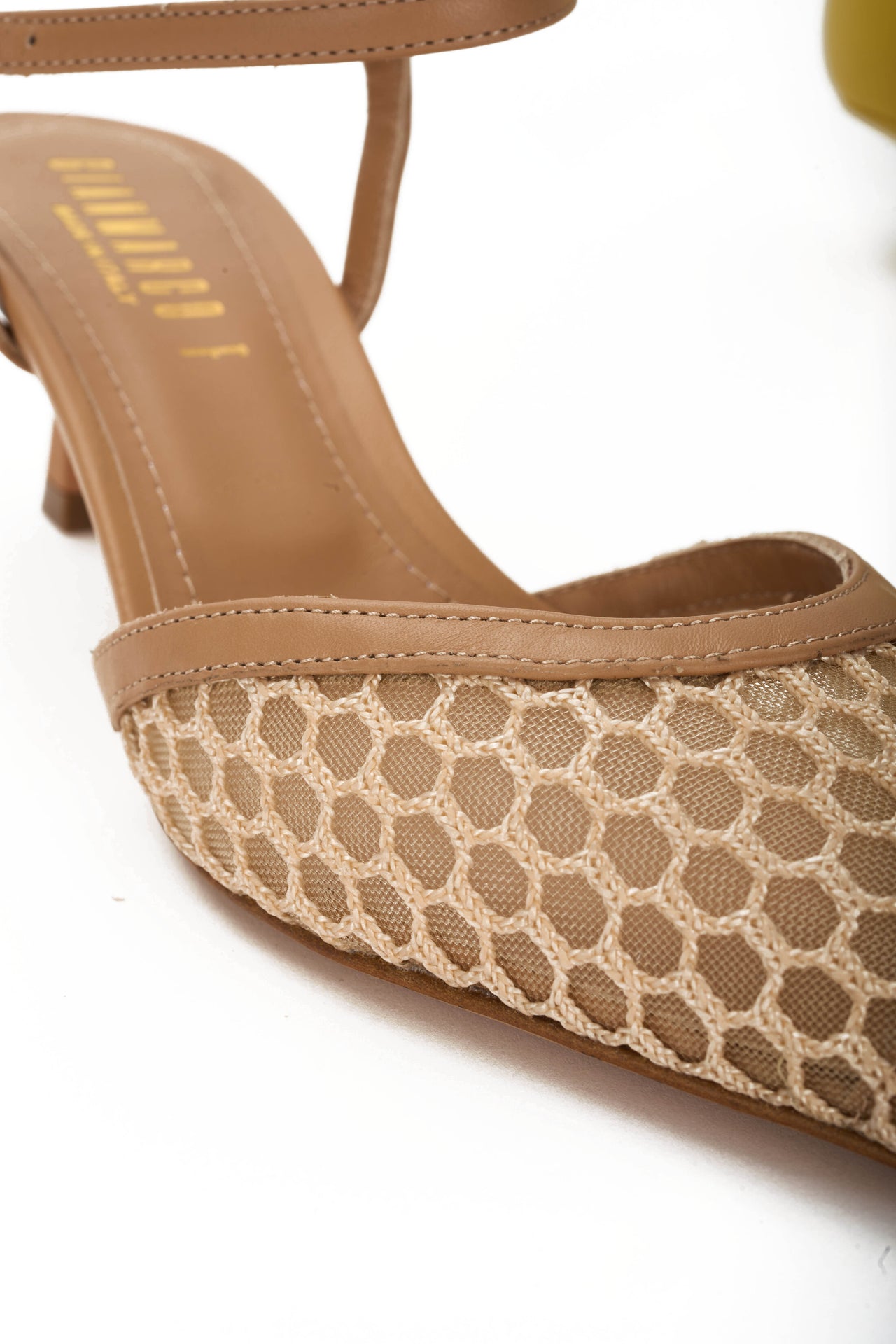 Slingback Donna in rete catalina e nappa catalina