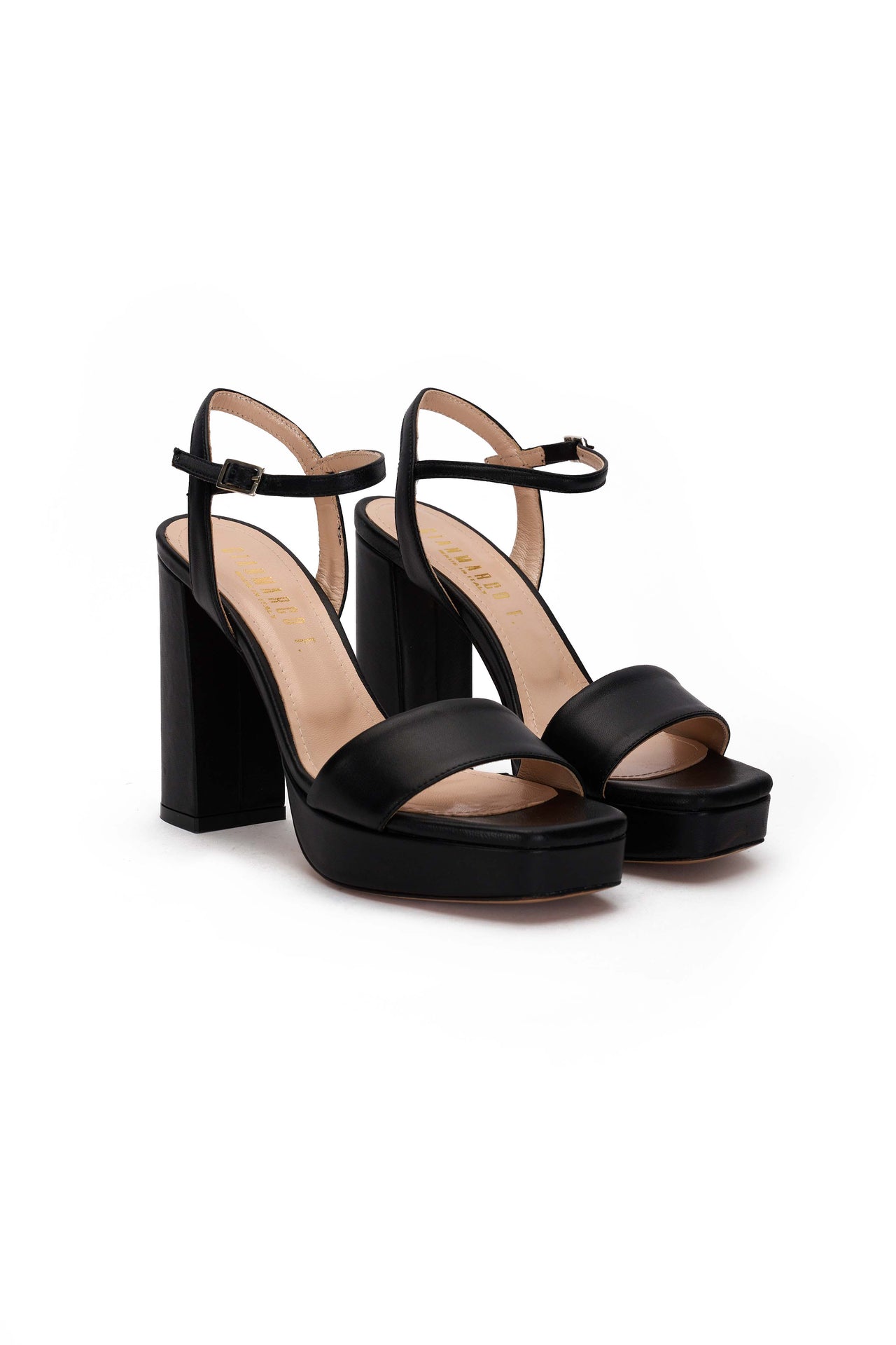 Sandalo Donna in nappa nero