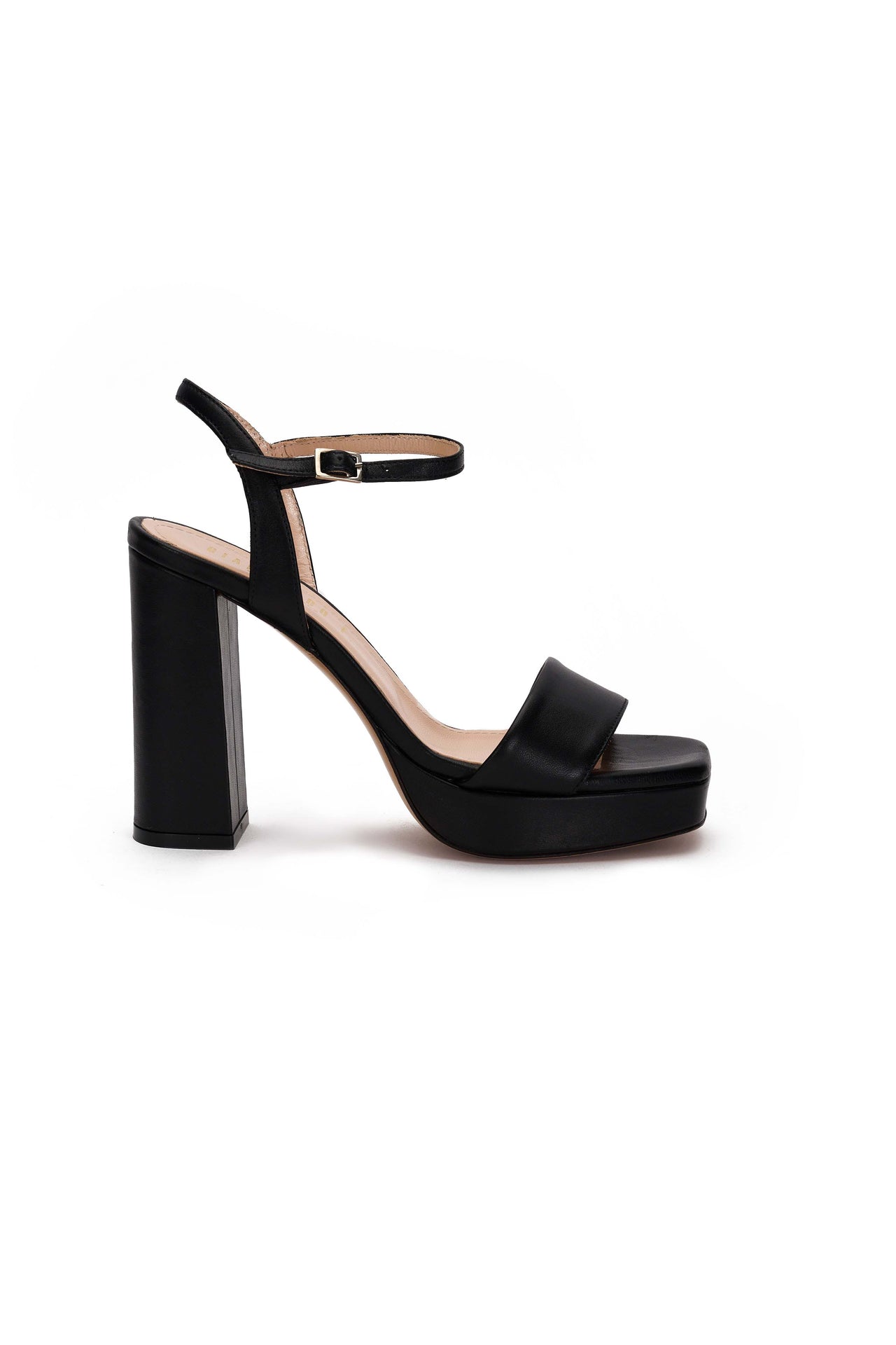 Sandalo Donna in nappa nero