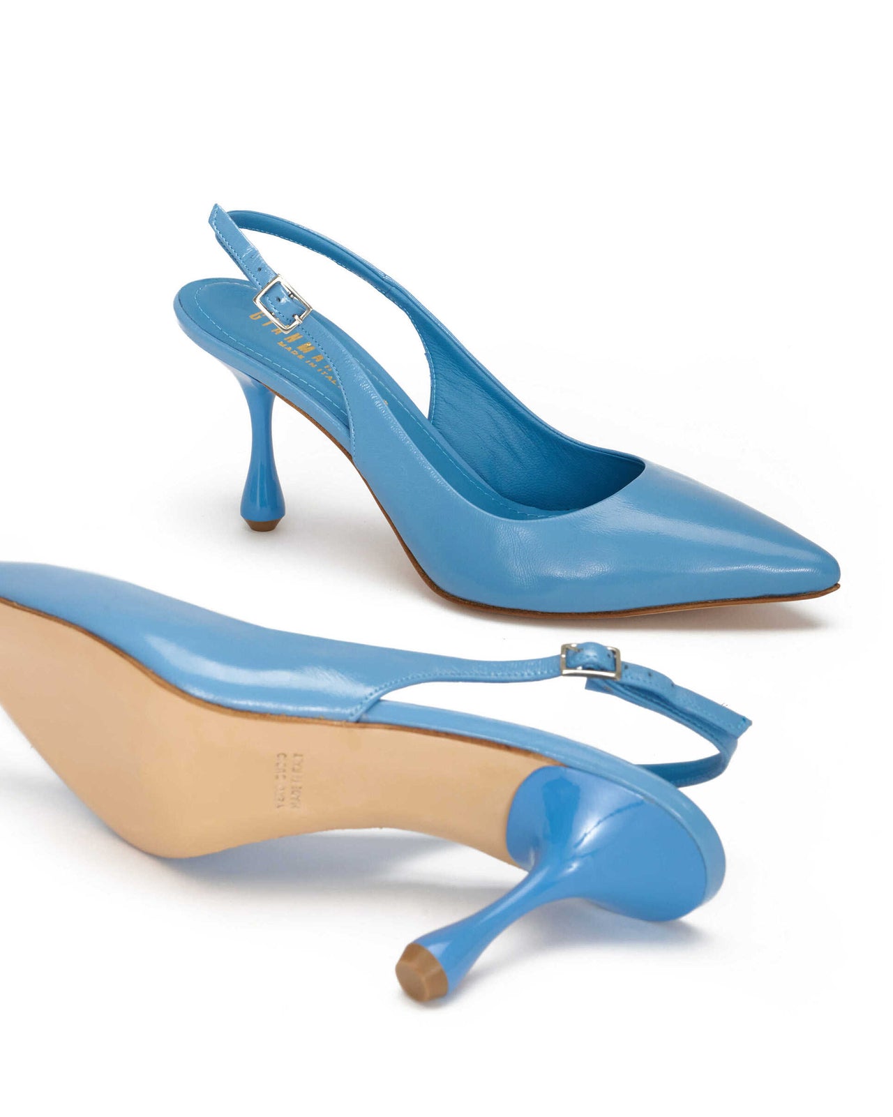 Slingback Donna in verlux jeans