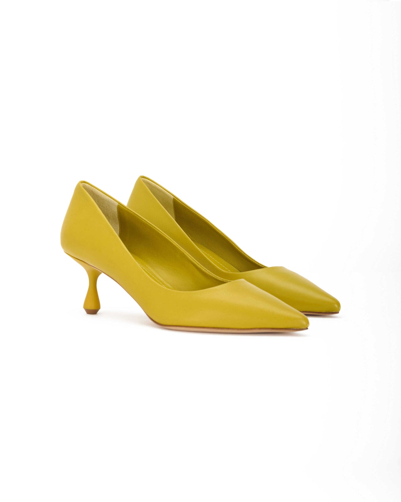 Decolleté Donna in nappa lime