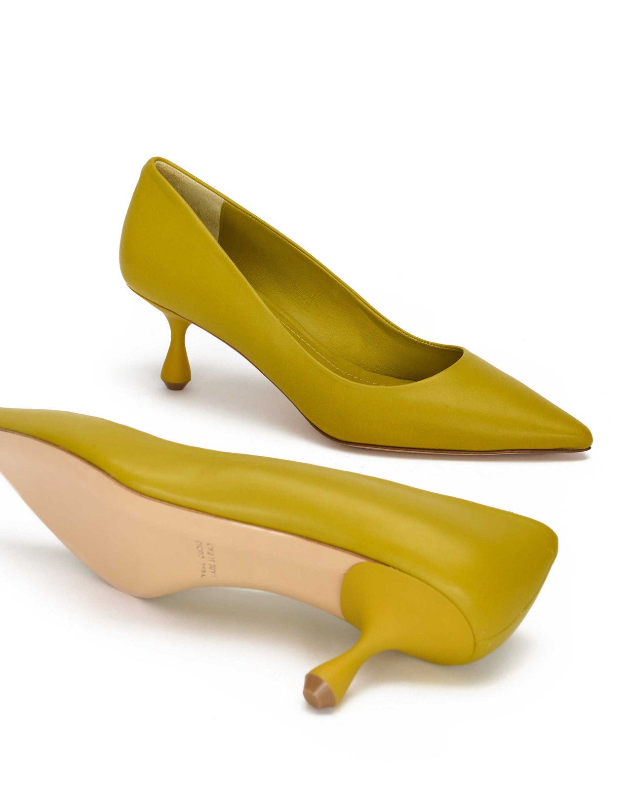 Decolleté Donna in nappa lime