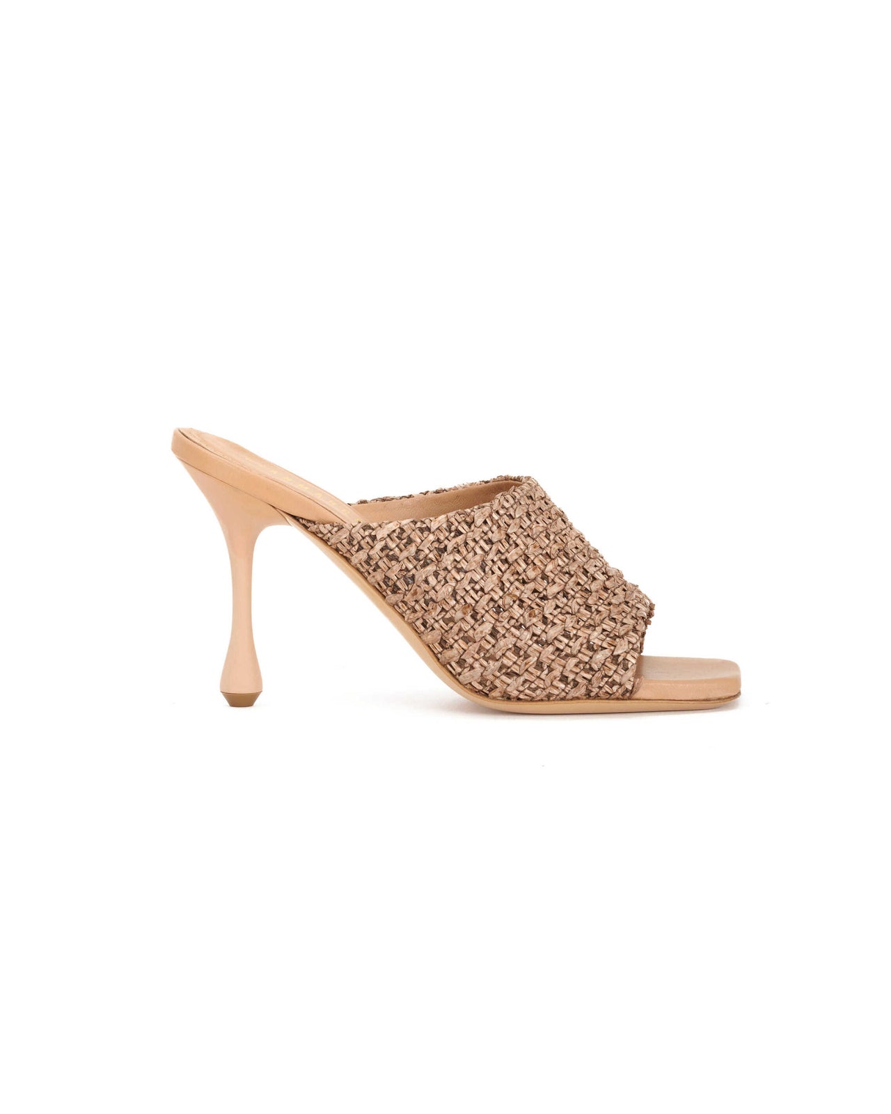Sandalo Donna in nappa catalina e raffia catalina