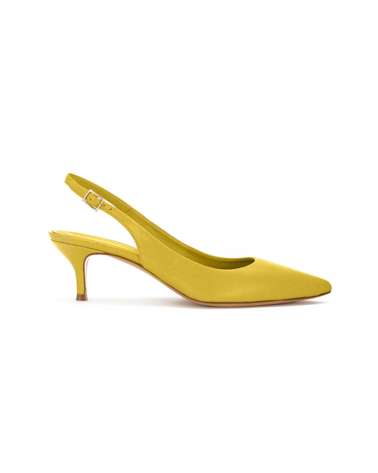 Slingback Donna in nappa lime