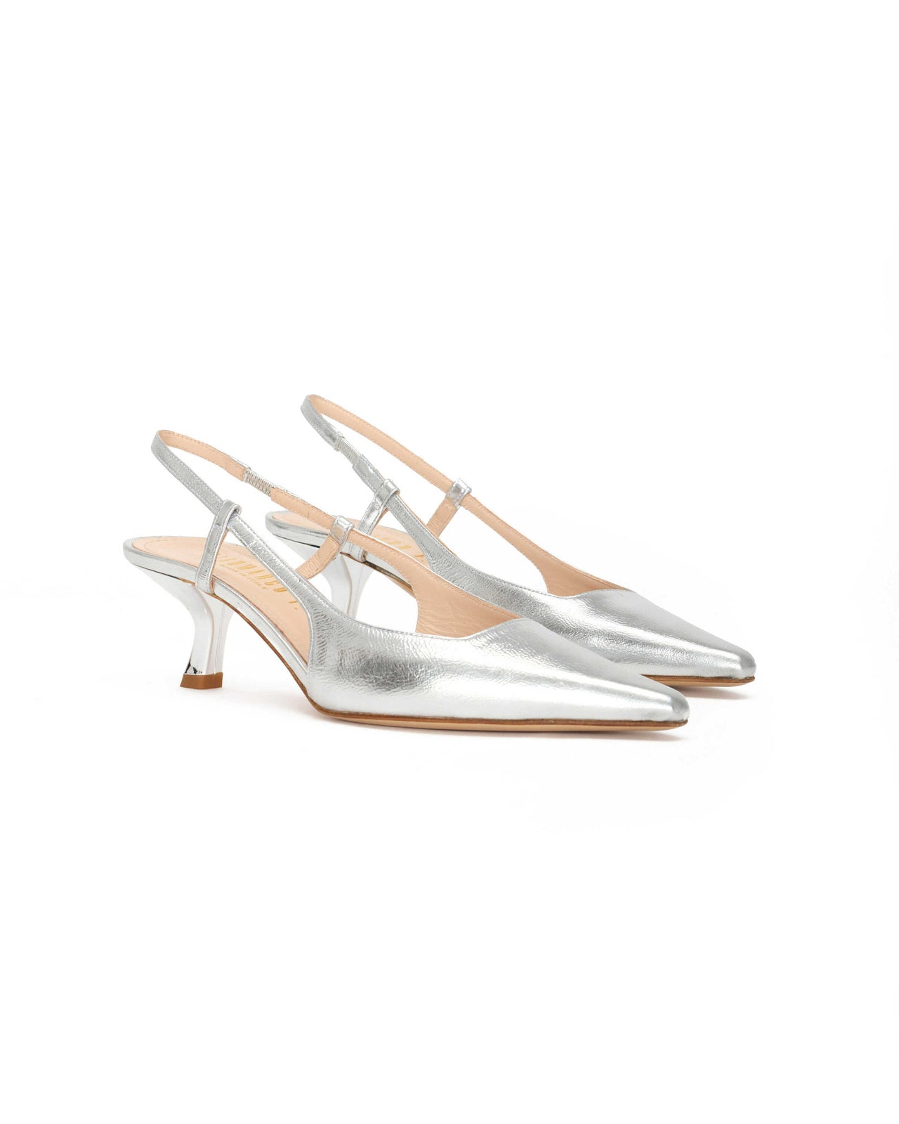 Slingback Donna in bohemia argento