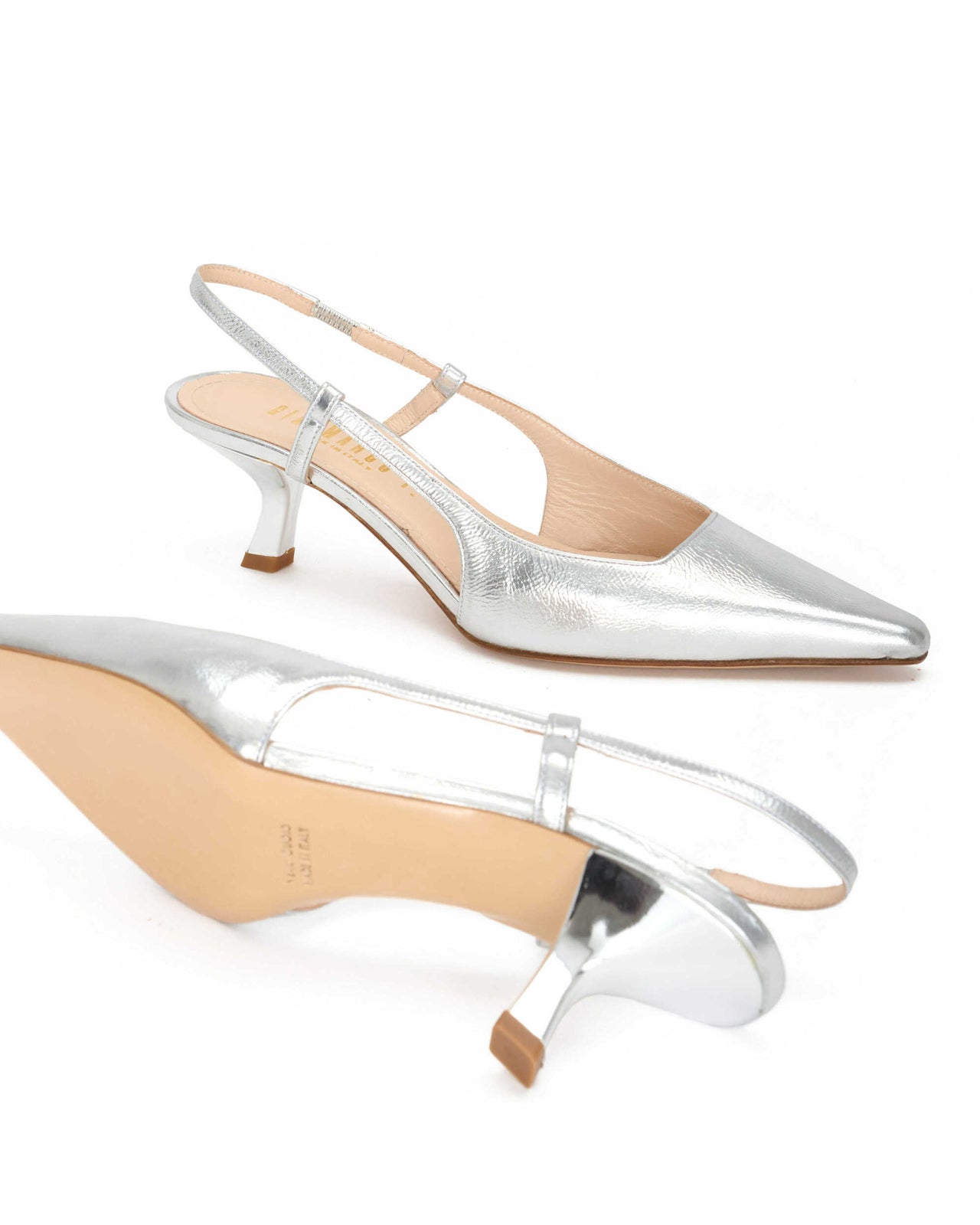 Slingback Donna in bohemia argento