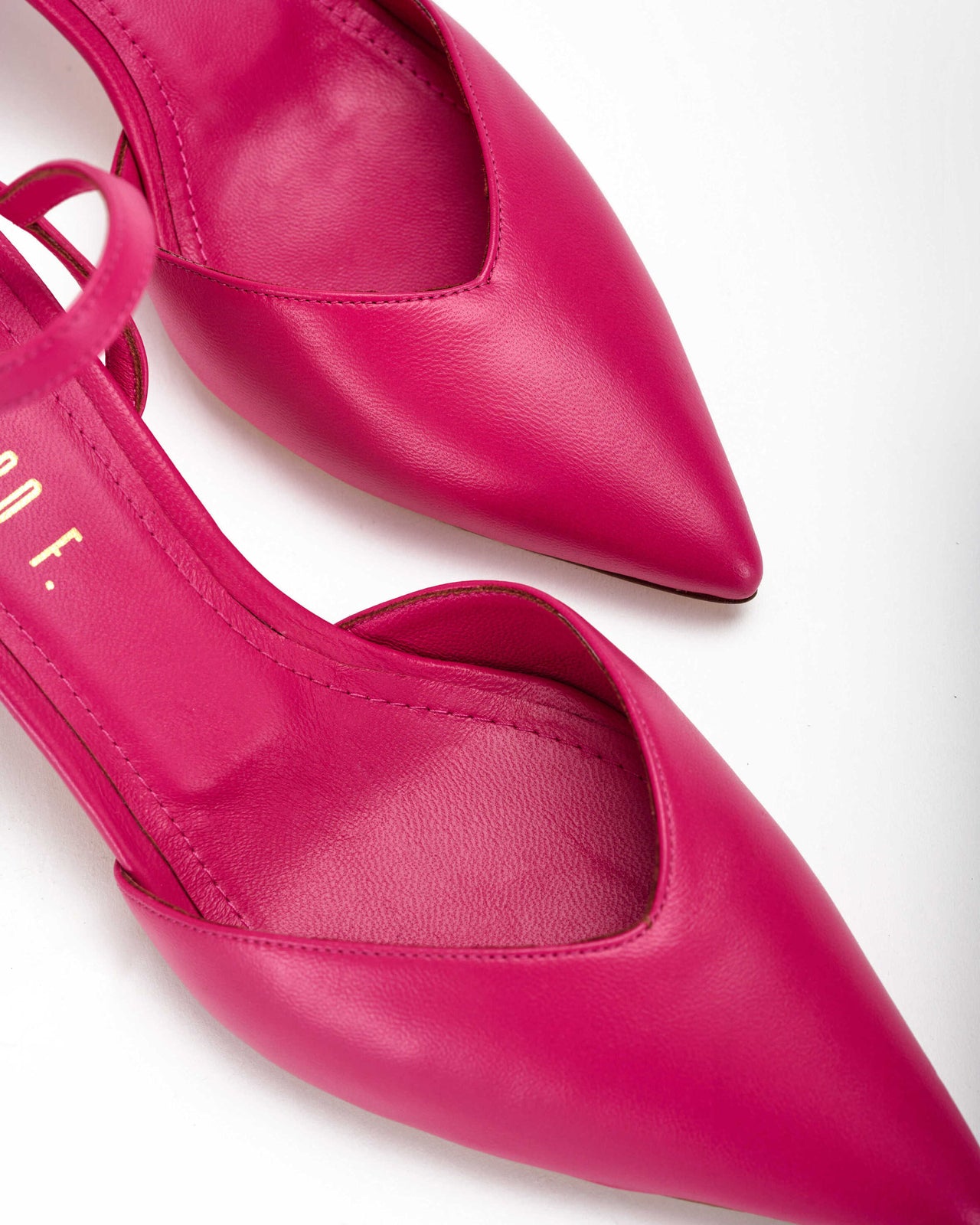 Slingback Donna in nappa fucsia