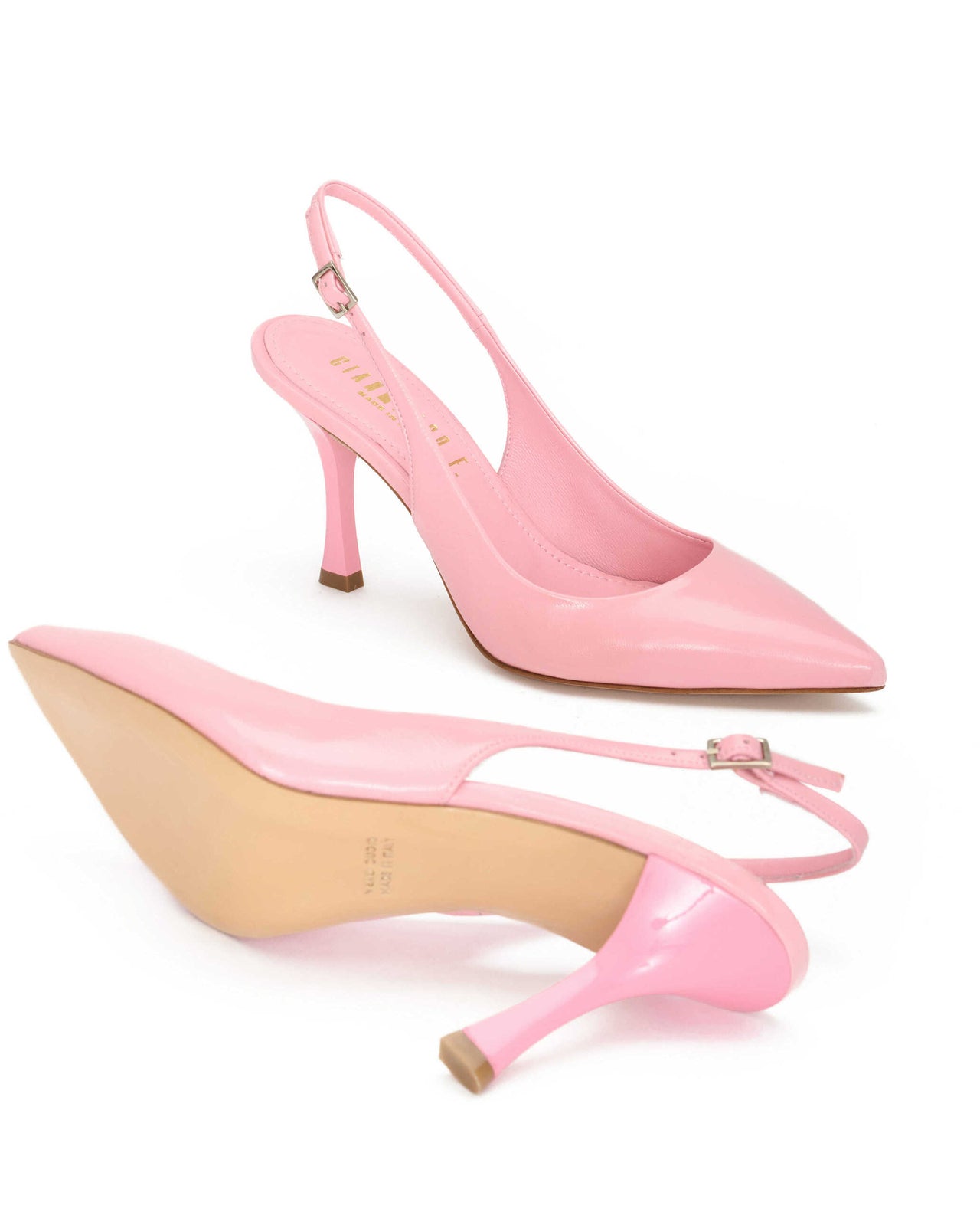 Slingback Donna in verlux caramella