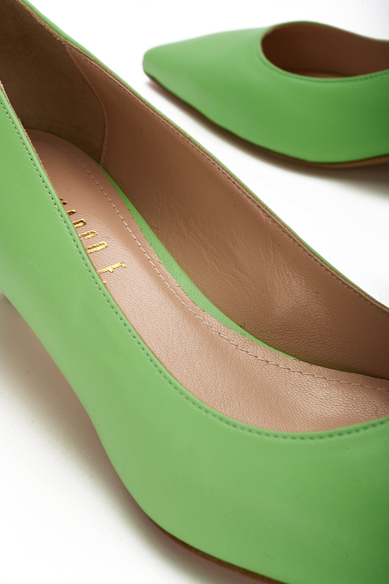 Gianmarco F. Decolletè Mujer en Nappa Mint