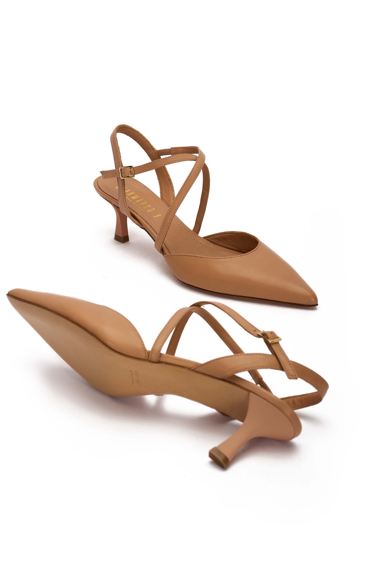 Slingback Donna in  nappa catalina