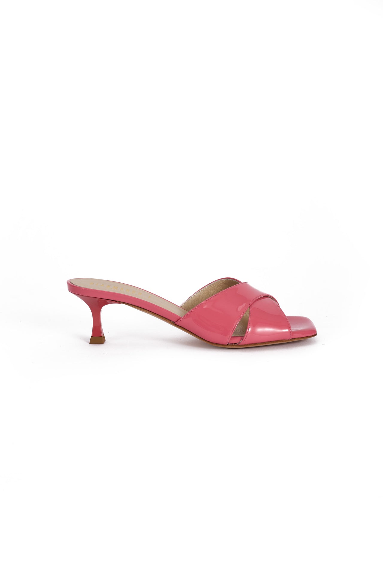 Sandalo Donna in vernice corallo