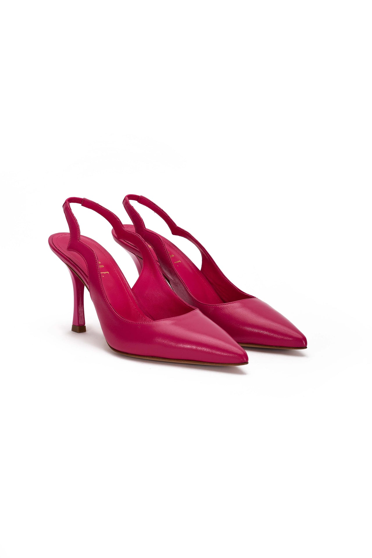Slingback Donna in verlux fuxia