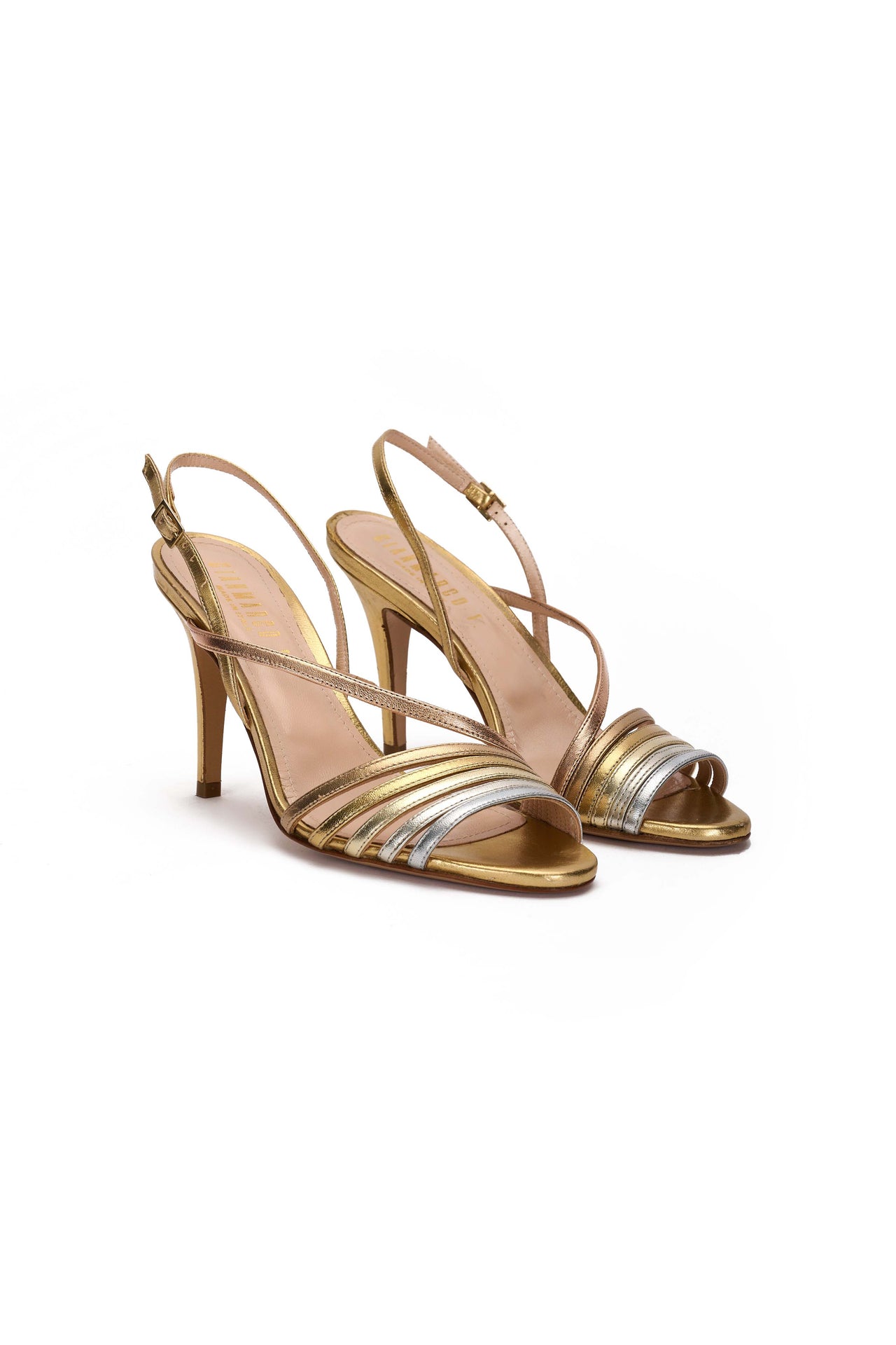 Sandalo Donna in laminato multicolor