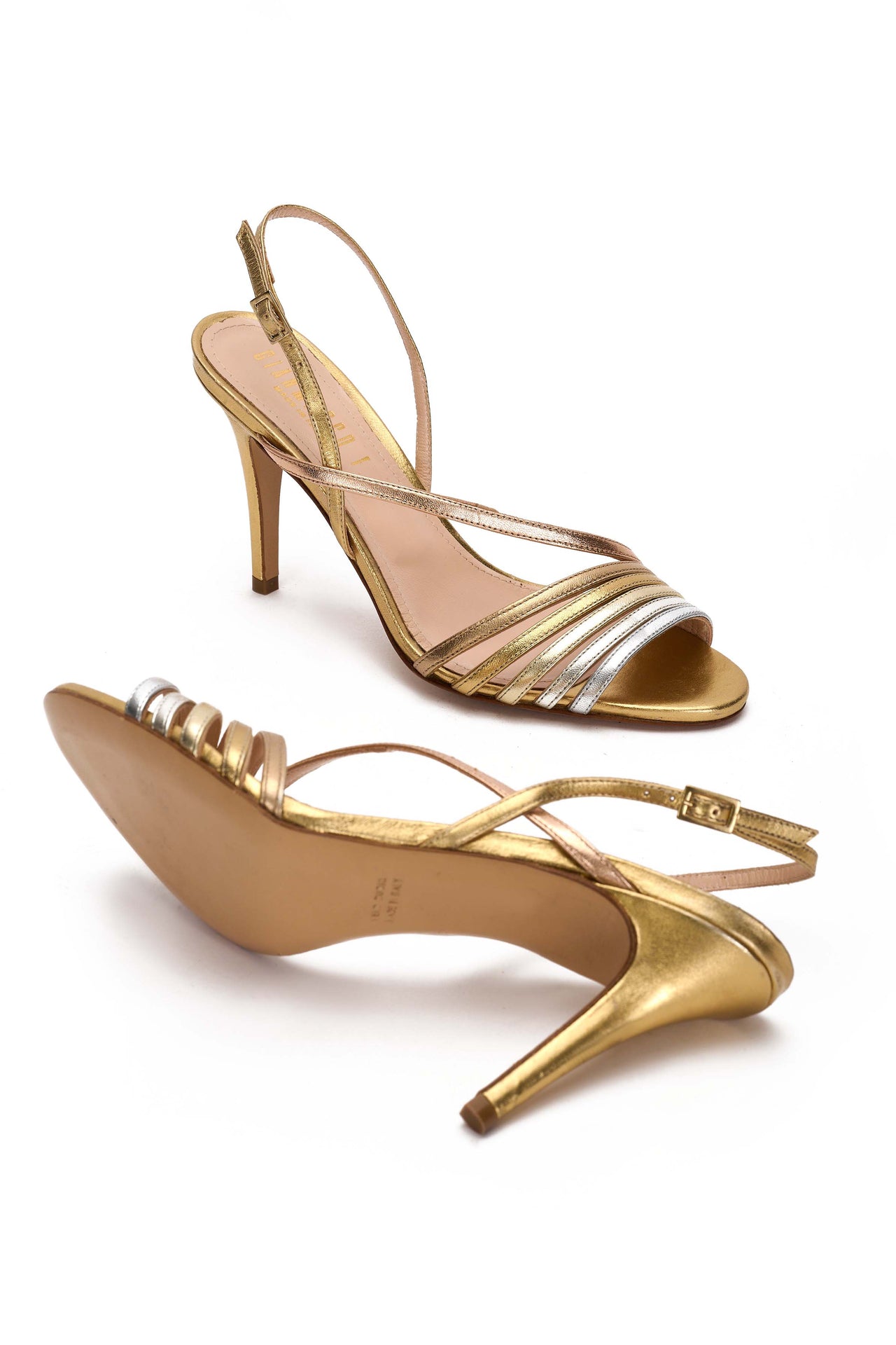 Sandalo Donna in laminato multicolor